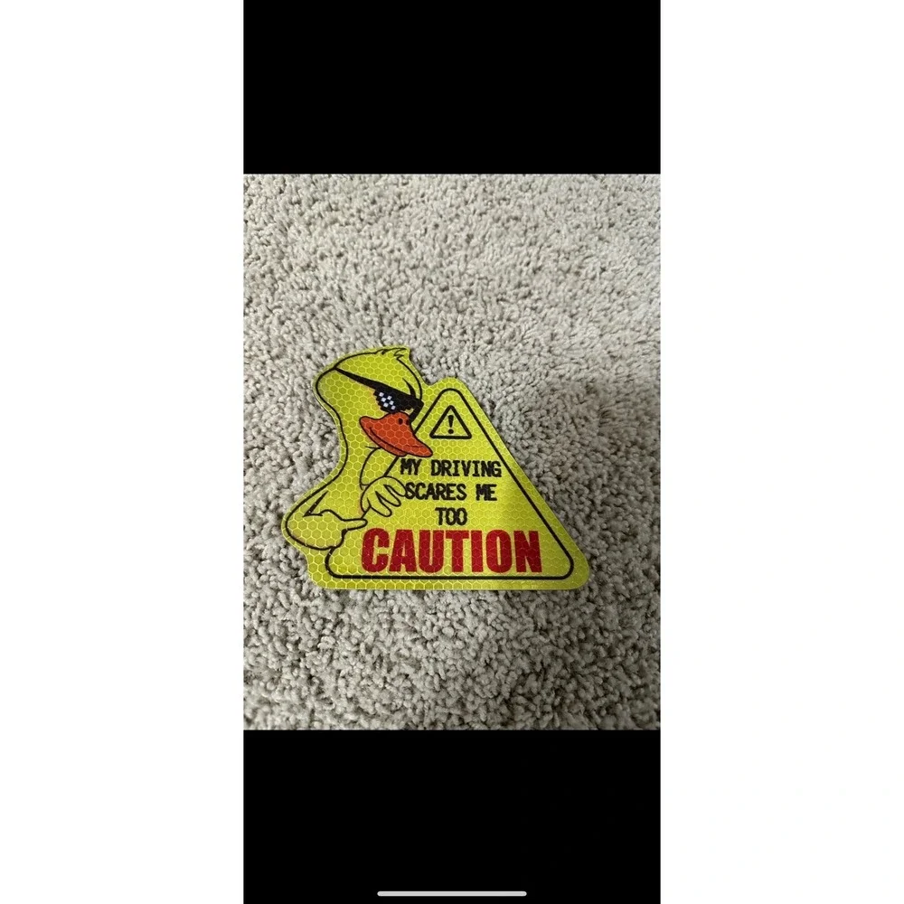 SuperKaKa New Driver Magnet for Car Bumper Please Be Patient Student Driver Refl